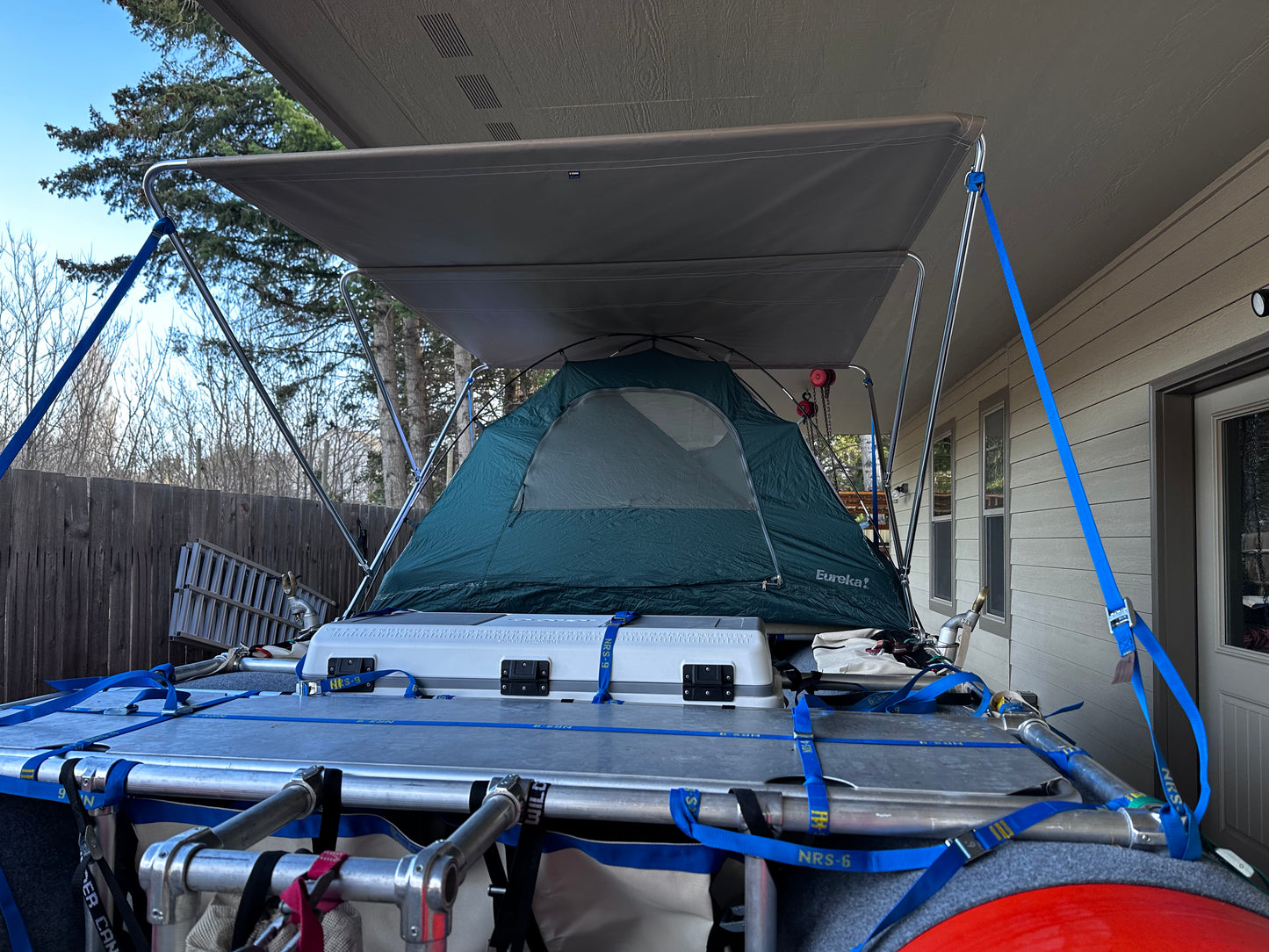 Garnboat Cataraft Sleep-A-Board 15'-17' x 28" Expedition Cataraft Frames and Complete Boats, Made to Order