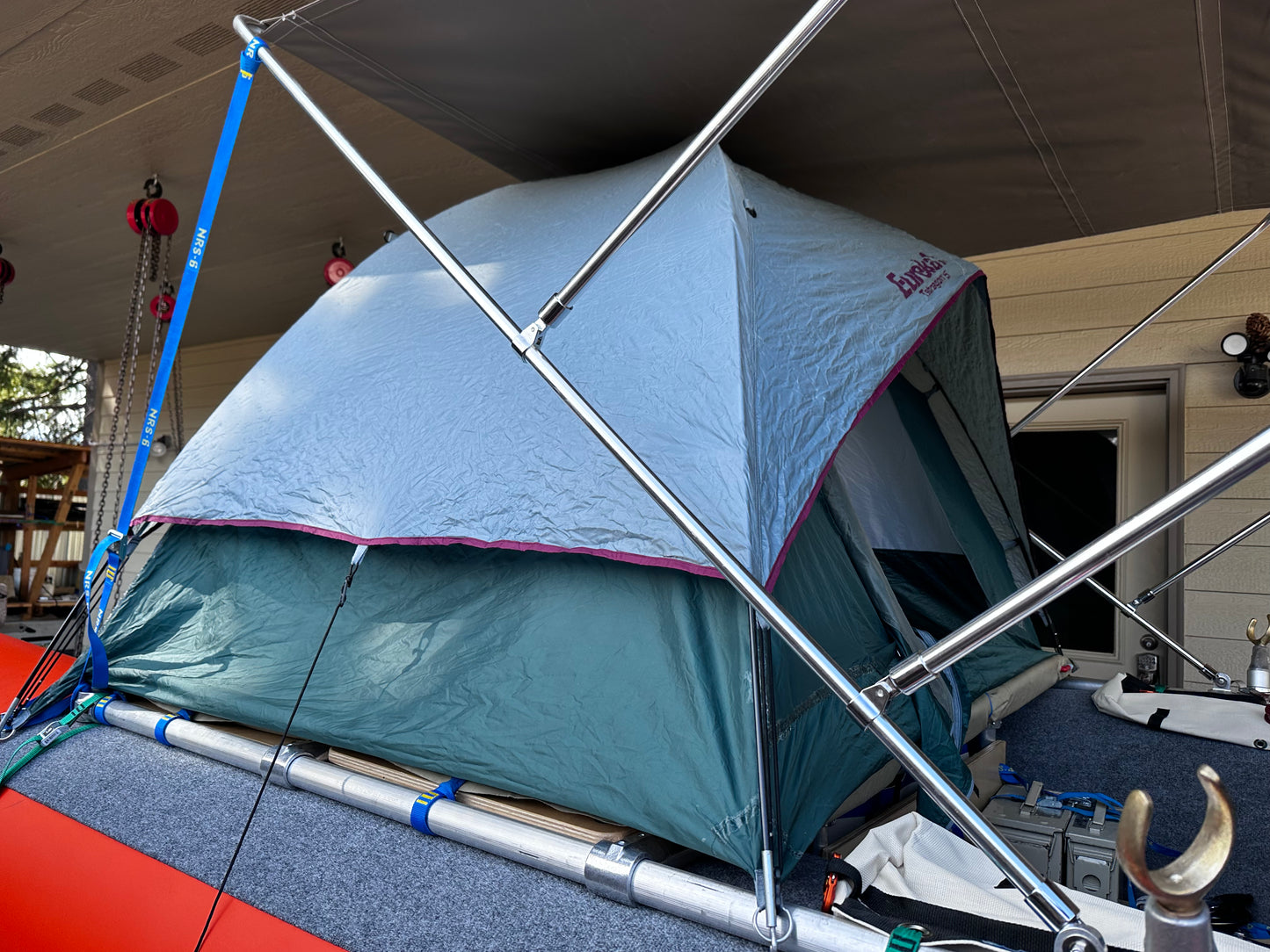 Garnboat Cataraft Sleep-A-Board 15'-17' x 28" Expedition Cataraft Frames and Complete Boats, Made to Order