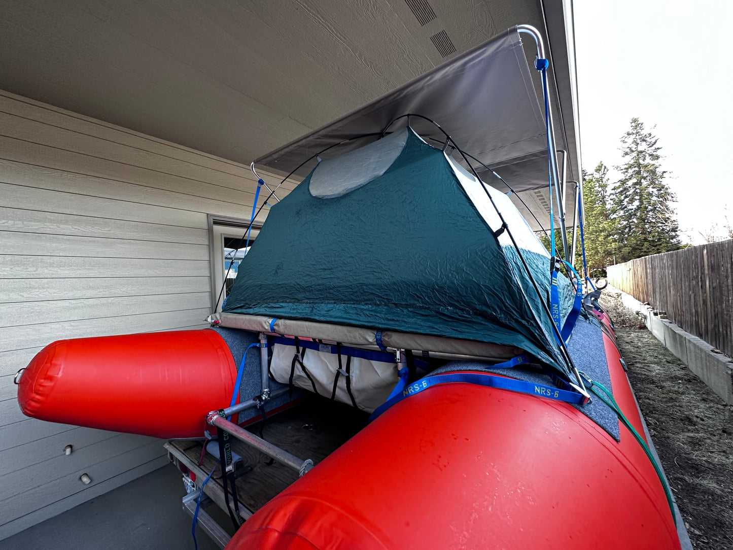 Garnboat Cataraft Sleep-A-Board 15'-17' x 28" Expedition Cataraft Frames and Complete Boats, Made to Order