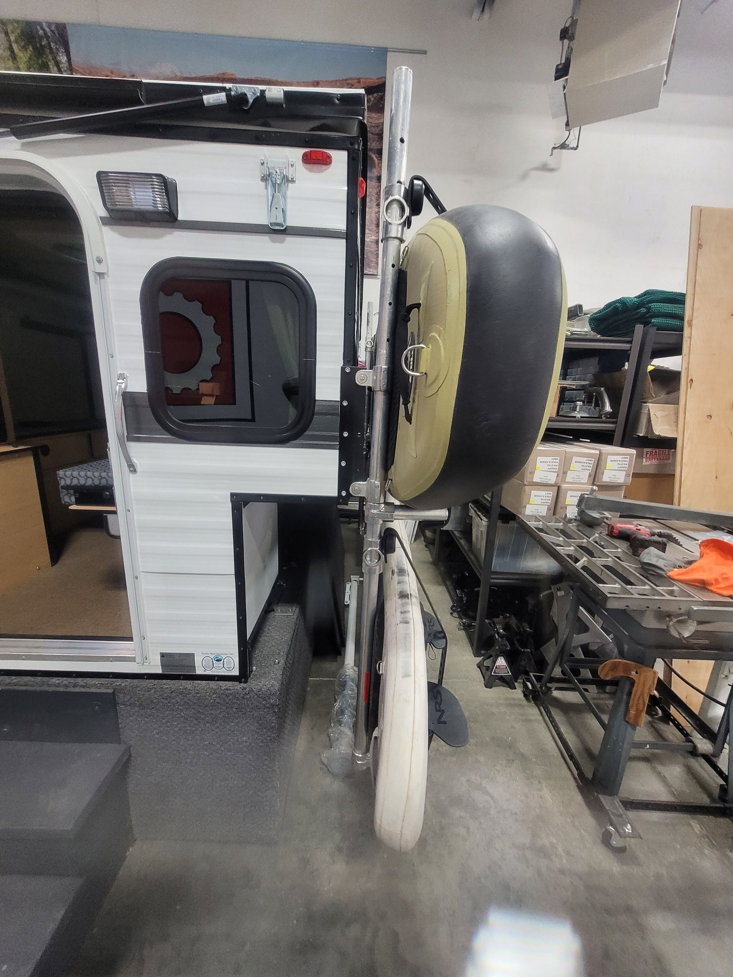 Truck Camper -Single Paddleboard, SUP, & Surfboard Rack - Free Shipping