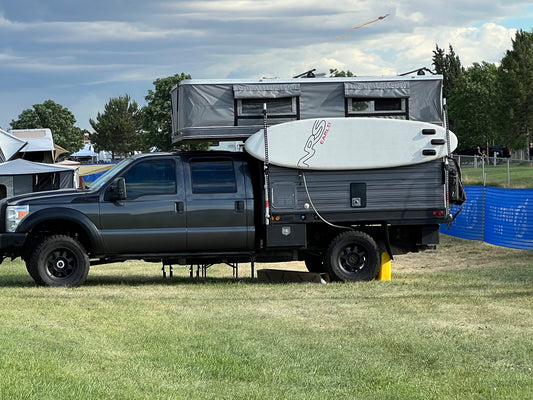 Truck Camper -Single Paddleboard, SUP, & Surfboard Rack - Free Shipping