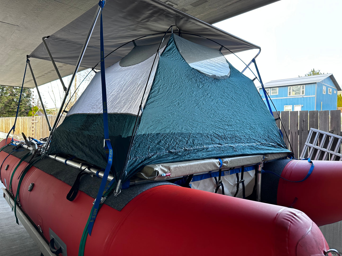 Garnboat Cataraft Sleep-A-Board 15'-17' x 28"  Expedition Cataraft Frames and Complete Boats, Made to Order
